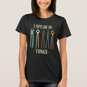 T-shirt Je Parle En Tongs Blacksmith Hoof Blacksmith Works