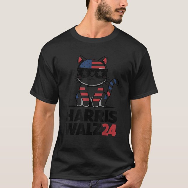 T-shirt Je Parle Kamala Harris Président Comma La Ameri (Devant)