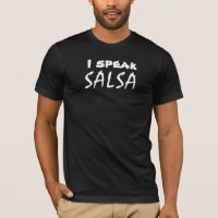 Je parle le Salsa drôle de Salsa dansant la pièce