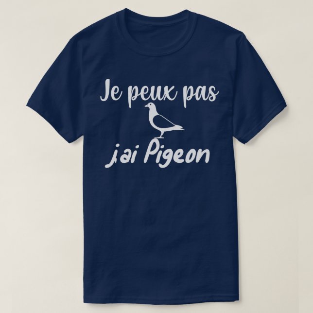T-shirt Je pas jx27ai Pigeon 2 (Design devant)