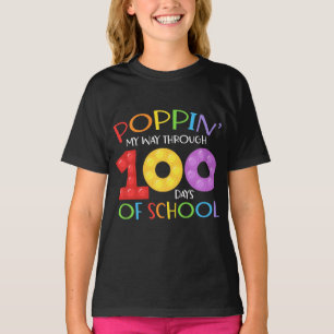 T-shirt Je passe 100 jours à l'école