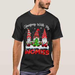 T-shirt Je Passe Avec Mes Gnomies Garden Gnome Amis Chris