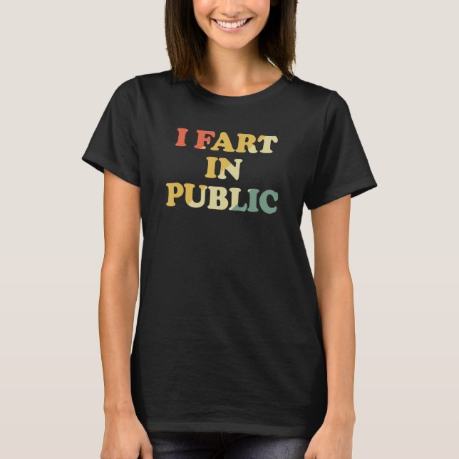 T-shirt Je Passe En Public (Devant)