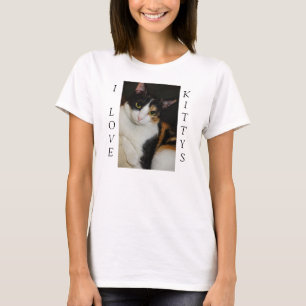 T-shirt Je Passe Juste Autour De Moi J'Aime Kittys