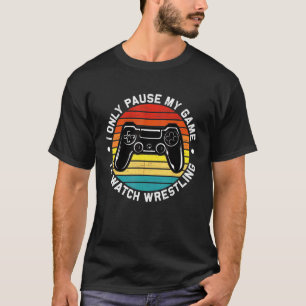 T-shirt Je Pause Seulement Mon Jeu Pour Regarder Les Guerr