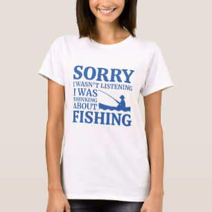 T-shirt Je Pensais À La Pêche