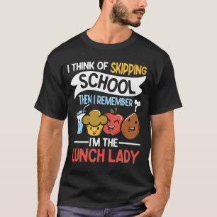 T-shirt Je pense à l'école de saut