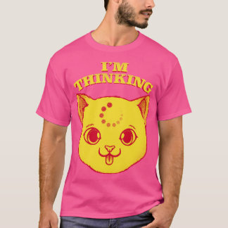 T-shirt Je pense drôle Chat de Tobe Fonseca