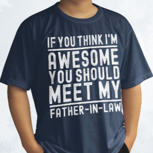 T-shirt Je pense que je suis génial que vous devriez renco