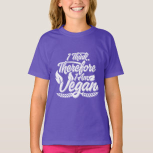 T-shirt Je Pense Que Je Suis Vegan.