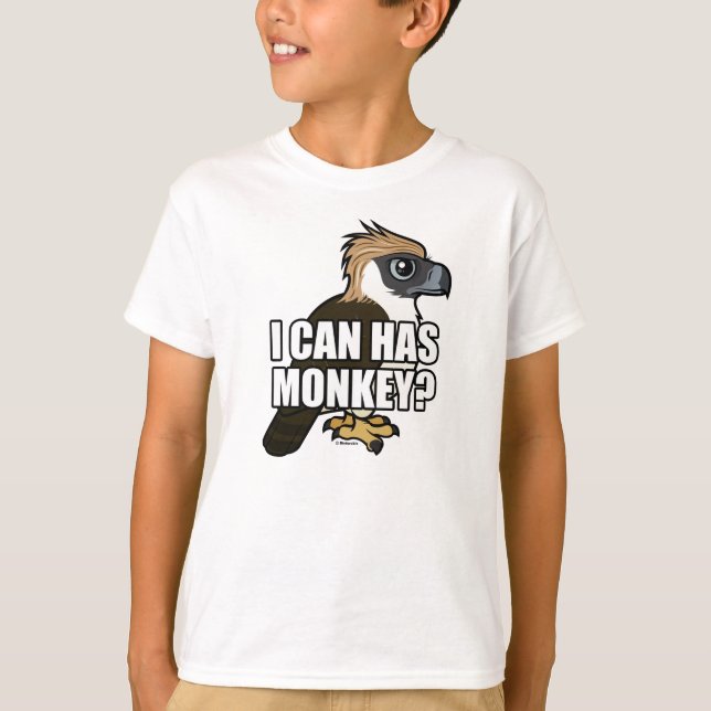 T-shirt Je Peux Avoir Du Singe ? (Devant)