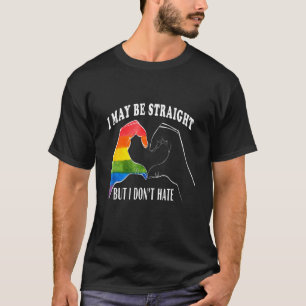 T-shirt Je peux être hétéro mais je ne déteste pasSoutenir