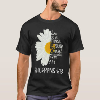 T-shirt Je Peux Faire Tout Par Le Christ Jésus Femmes Chr