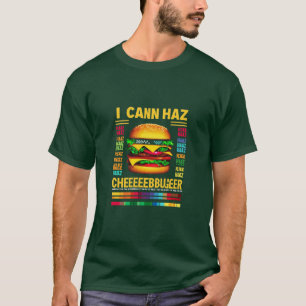 T-shirt Je Peux Haz Cheeseburger