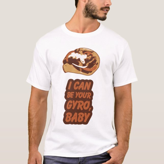 T-shirt Je peux par votre compas gyroscopique (Devant)
