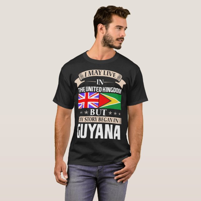 T-shirt Je peux vivre dans l'histoire BRITANNIQUE ai (Devant entier)
