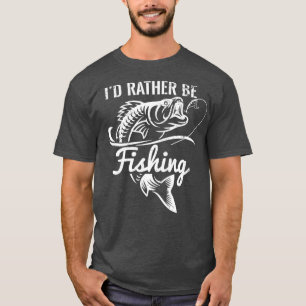 T-shirt Je Plais Être Pêche Drôle Pêcheur Drôle Pêche