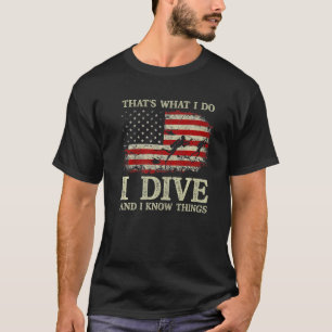 T-shirt Je Plonge Et Je Connais Des Choses Plongée Plongée