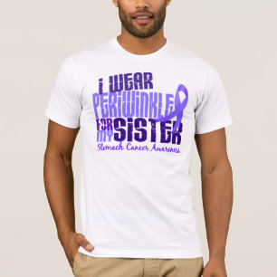 T-shirt Je porte cancer de l'estomac de la soeur 6,4 de