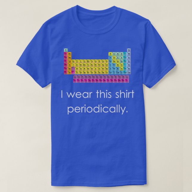 T-shirt Je Porte Cela Périodiquement 2 (Design devant)
