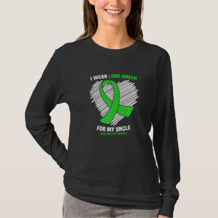 T-shirt Je Porte De La Chaux Vert Pour Mon Oncle Lésion De