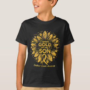 T-shirt Je Porte De L'Or Pour Mon Fils - Gold Sunflower Ch