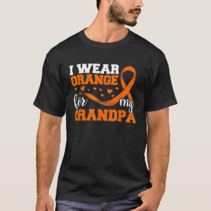 T-shirt Je Porte De L'Orange Pour Mon Grand-Père Chemises