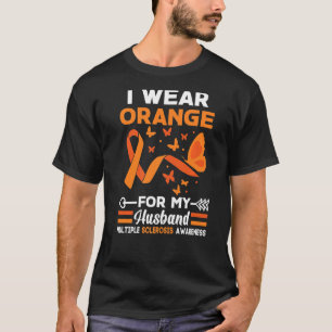 T-shirt Je Porte De L'Orange Pour Mon Mari Ms Multiple Scl