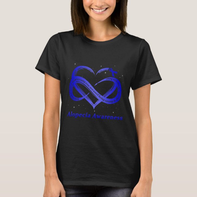T-shirt Je Porte Du Bleu Pour Le Guerrier De Sensibilisati (Devant)
