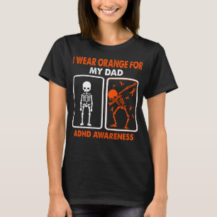T-shirt Je Porte Du Jaune Pour Mon Père La Sensibilisation