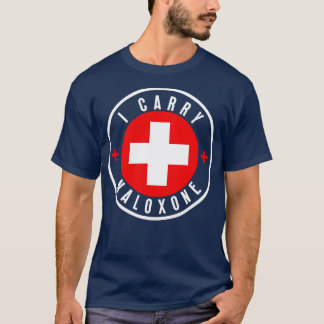 T-shirt Je porte du naloxone 24