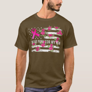 T-shirt Je Porte Du Rose Pour Ma Maman Pin De Sensibilisat