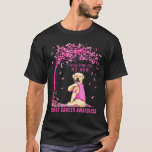 T-shirt Je Porte Du Rose Pour Ma Mère Le Cancer Du Sein D
