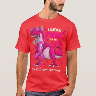 T-shirt Je Porte Du Rose Pour Ma Soeur Sensibilisation Au 