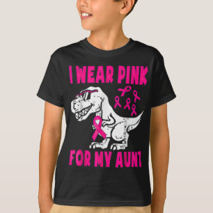 T-shirt Je Porte Du Rose Pour Ma Tante Sensibilisation Au 