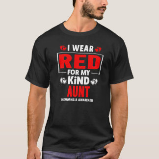 T-shirt Je Porte Du Rouge Pour Ma Tante Sensibilisation À 