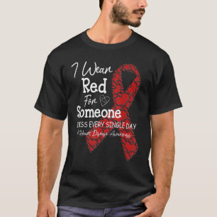 T-shirt Je Porte Du Rouge Pour Quelqu'un Que J'ignore Mala