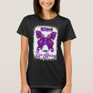 T-shirt Je Porte Du Ruban Violet Pour Lupus Sensibilisatio