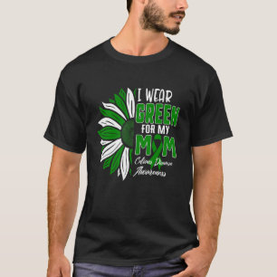 T-shirt Je Porte Du Vert Pour Ma Mère Celiacé Sensibilisat