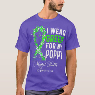 T-shirt Je Porte Du Vert Pour Ma Sensibilisation À La Sant