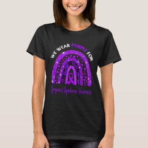 T-shirt Je Porte Du Violet Pour La Réduction De La Sensibi