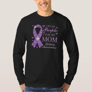 T-shirt Je porte du violet pour la sensibilisation à l'épi
