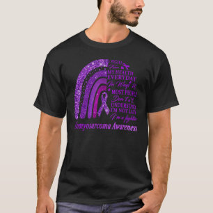 T-shirt Je Porte Du Violet Pour Le Guerrier De Sensibilisa