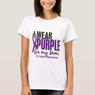 T-shirt Je Porte Du Violet Pour Ma Mère 10 Lupus