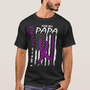 T-shirt Je Porte Du Violet Pour Mon Papa Epilepsy Awarenes