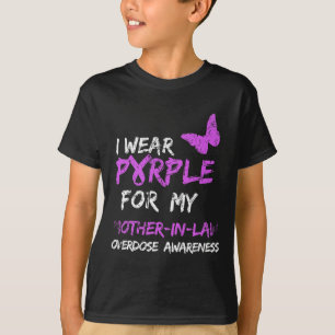 T-shirt Je Porte Du Violet Pour Mon Prophète De La belle-M