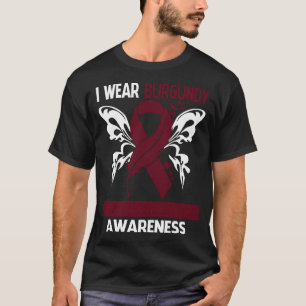 T-shirt Je Porte La Bourgogne Pour La Sensibilisation À L'