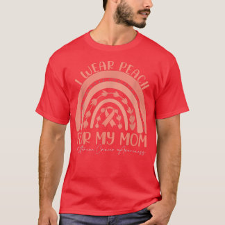 T-shirt Je porte la Pêche pour ma maman Sensibilisation au
