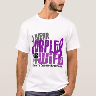 T-shirt Je porte le pourpre pour ma maladie de Crohn de