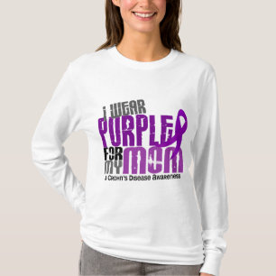 T-shirt Je porte le pourpre pour ma maladie de Crohn de la
